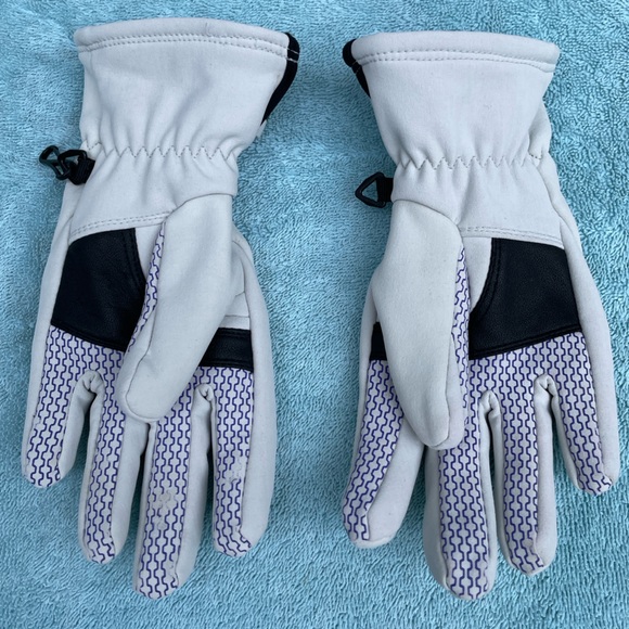 Marmot Winter Gloves, Light Gray, Women’s Size Small - Picture 2 of 3